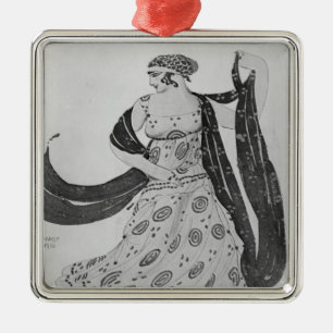 Adorno Metálico Vista el diseño para "Cleopatra", 1910