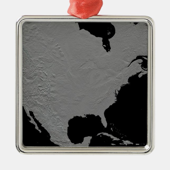 Adorno Metálico Vista esterooscópica de Norteamérica 2 (Frente)