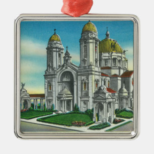 Adorno Metálico Vista exterior de la capilla de nuestra señora de