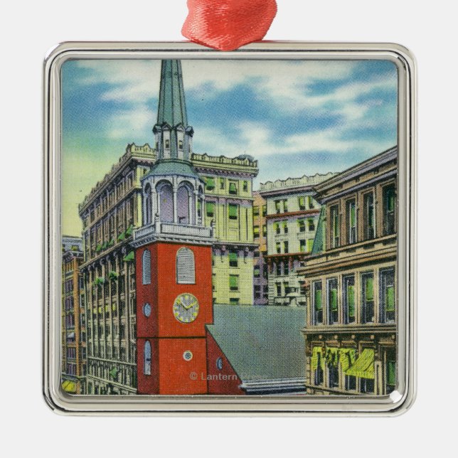 Adorno Metálico Vista exterior de la iglesia del sur vieja (Frente)