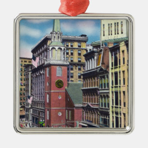 Adorno Metálico Vista exterior de la vieja reunión pasillo del sur