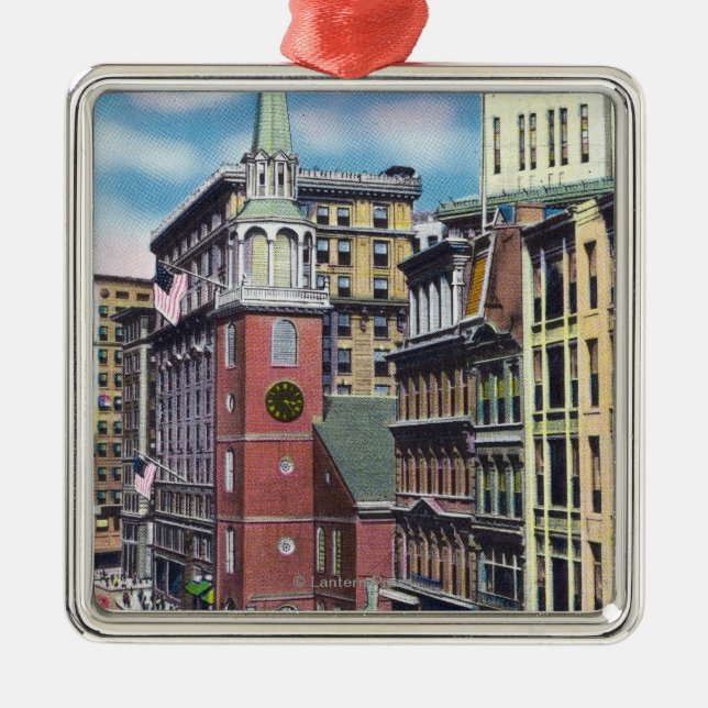 Adorno Metálico Vista exterior de la vieja reunión pasillo del sur (Frente)