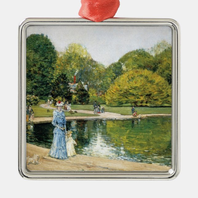 Adorno Metálico Vista histórica de Central Park (Nueva York) (Frente)