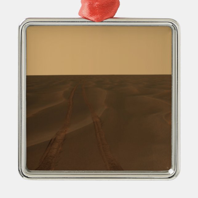 Adorno Metálico Vista panorámica de las llanuras de Meridiani (Frente)