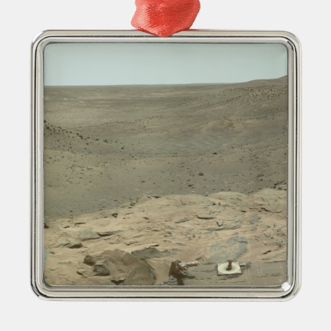 Adorno Metálico Vista panorámica de Marte 2 (Frente)