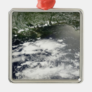 Adorno Metálico Vista por satélite de las fugas de petróleo 2