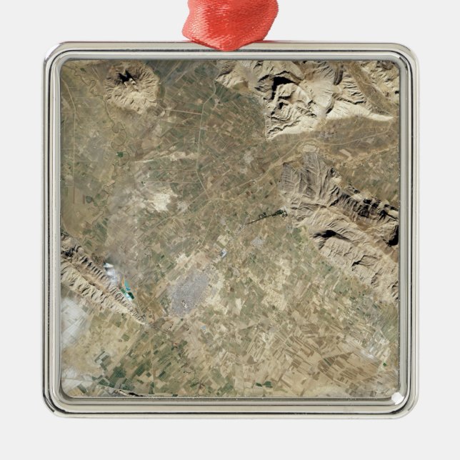 Adorno Metálico Vista satelital de Persepolis (Frente)