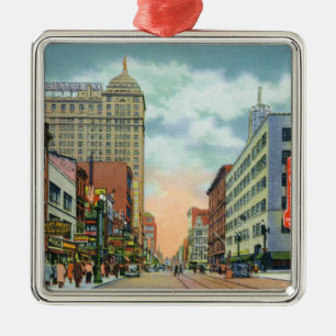 Adorno Metálico Vista septentrional de la calle principal