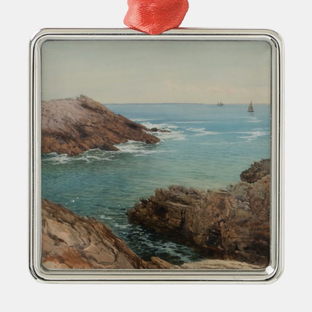 Adorno Metálico Vistas al mar (paisaje costero) (mar) (Frente)