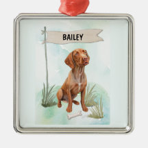 Vizsla Acuarela Perro Personalizado
