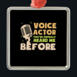 Adorno Metálico Voice Actor<br><div class="desc">Voice Actor</div>