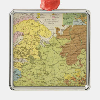 Adorno Metálico Volkerkarte von Russland - Mapa de Rusia