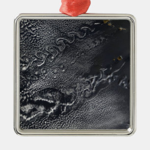 Adorno Metálico Vórtices nubosos sobre las islas de Cabo Verde