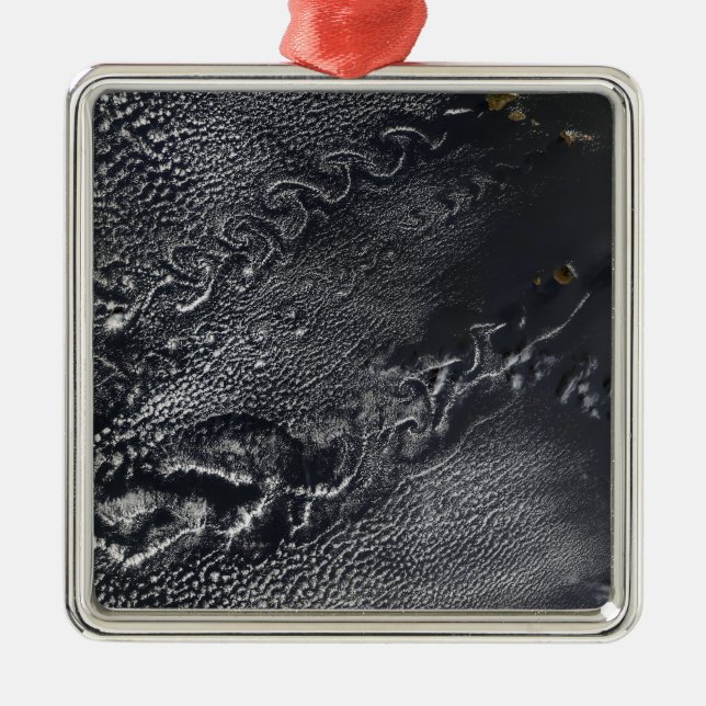 Adorno Metálico Vórtices nubosos sobre las islas de Cabo Verde (Frente)