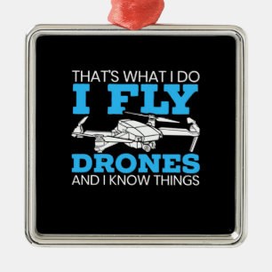 Adorno Metálico Vuelo en drones