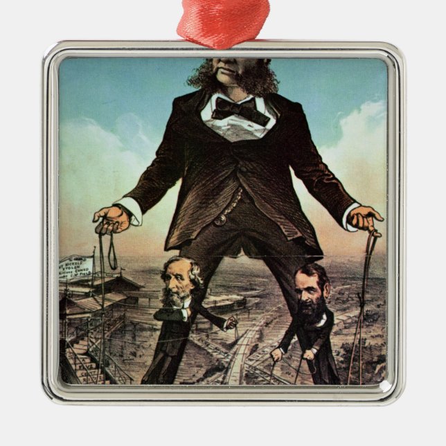 Adorno Metálico W.H. Vanderbilt como 'coloso de los caminos (Frente)