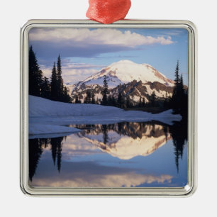 Adorno Metálico WA, Parque Nacional Mt. Rainier, Mt. Rainier y nub