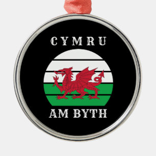 Adorno Metálico Wales Flag Cymru Am Byth Proud To Be Welsh