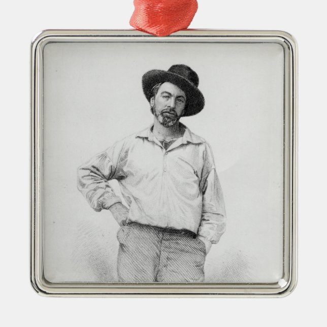 Adorno Metálico Walt Whitman, frontispiece a las 'hojas de (Frente)