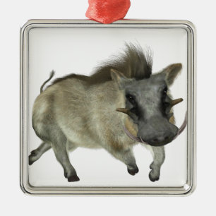 Adorno Metálico Warthog que corre a la izquierda