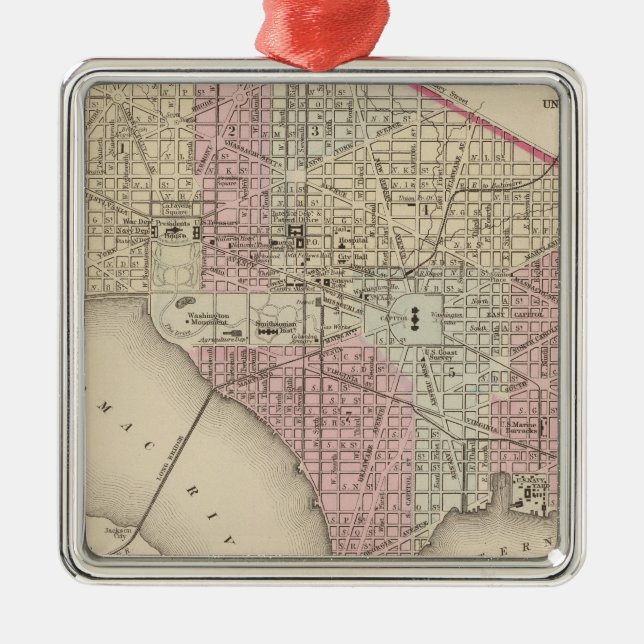 Adorno Metálico Washington 4 (Frente)