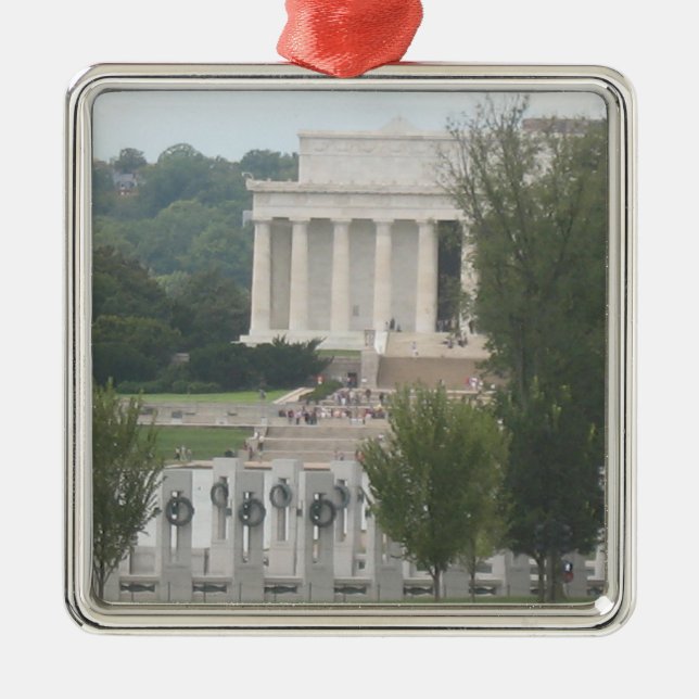 Adorno Metálico Washington D.C. Collectible Ornament (Frente)