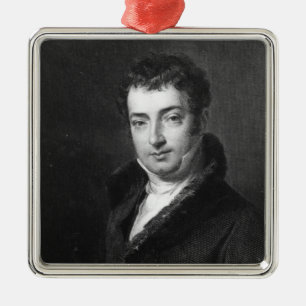 Adorno Metálico Washington Irving