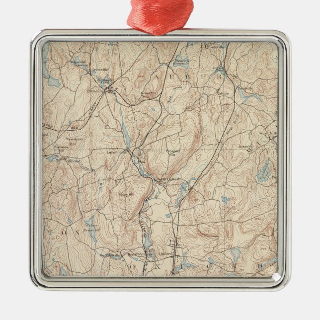 Adorno Metálico Webster, Massachusetts (Frente)