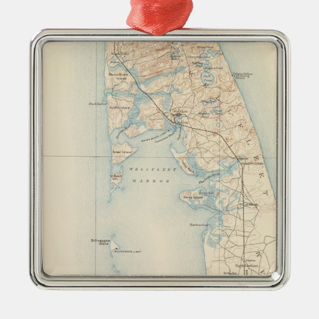 Adorno Metálico Wellfleet, Massachusetts (Frente)