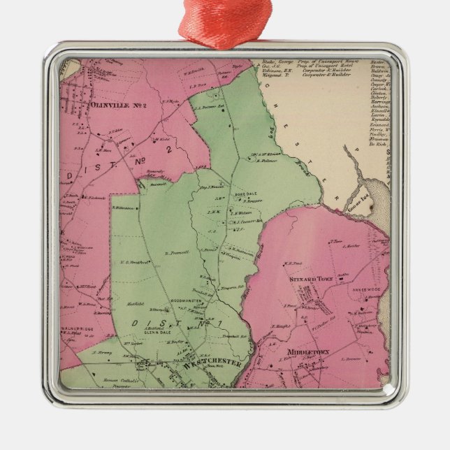 Adorno Metálico Westchester, NY (Frente)