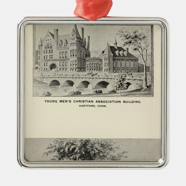 Adorno Metálico Westwood, YMCA, Hartford (Frente)