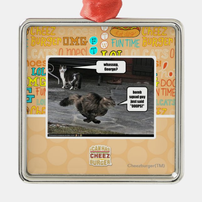 Adorno Metálico ¿whassup, George? (Frente)