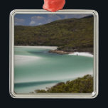 Adorno Metálico Whitehaven Beach, Hill Inlet, Tounge Point,<br><div class="desc">DERECHOS DE AUTOR David Herbig / DanitaDelimont.com| AU02 DHE0081.jpg| Whitehaven Beach,  Hill Inlet,  Tounge Point,  Whitsunday Island,  Islas Whitsunday,  Queensland,  Australia</div>