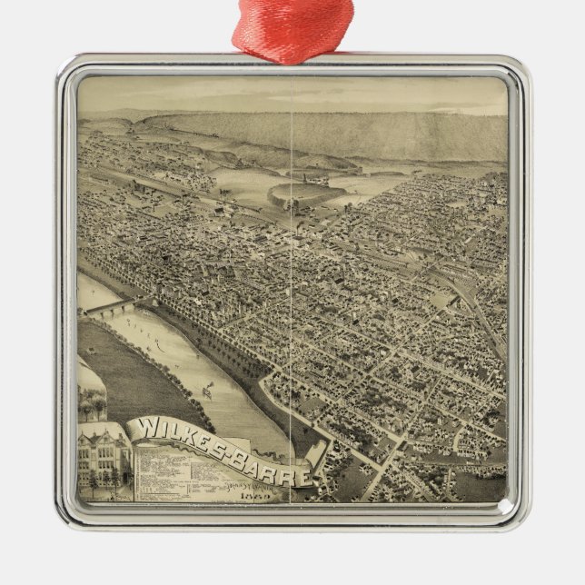 Adorno Metálico Wilkes-Barre, Pennsylvania (1889) (Frente)