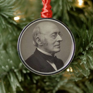 Adorno Metálico William Lloyd Garrison