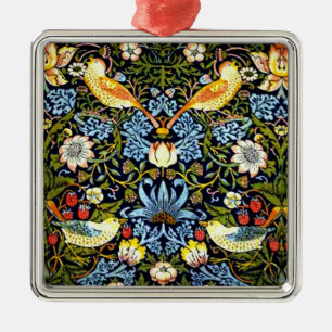 Adorno Metálico William Morris, ladrón de fresas