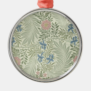 Adorno Metálico William Morris Larkspur Fondo de escritorio Floral