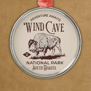Adorno Metálico Wind Cave National Park - Hiking Lovers Gift