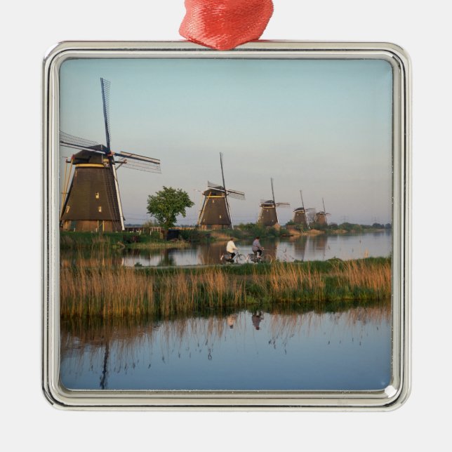 Adorno Metálico Windmills, Kinderdijk (Países Bajos) (Frente)