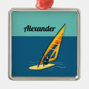Adorno Metálico Windsurf