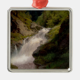 Adorno Metálico Winona Falls (US Landscape) (por Hermann Herzog)