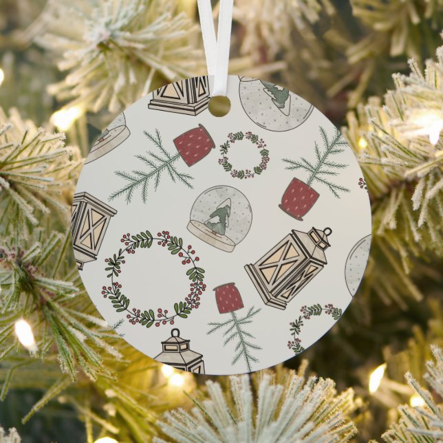 Adorno Metálico Winter Farmhouse (in situ)