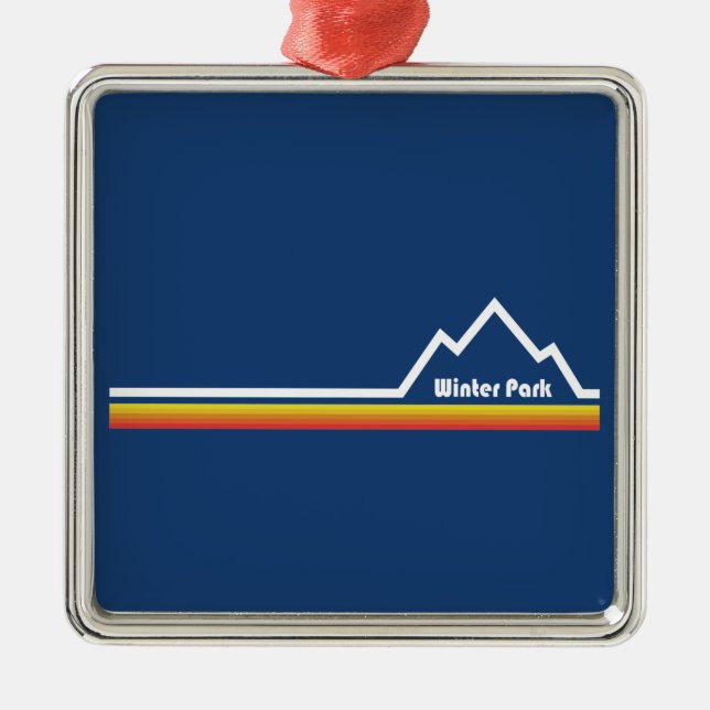 Adorno Metálico Winter Park, Colorado (Frente)
