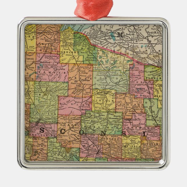 Adorno Metálico Wisconsin 2 (Frente)