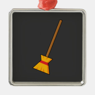 Adorno Metálico Witch Broom