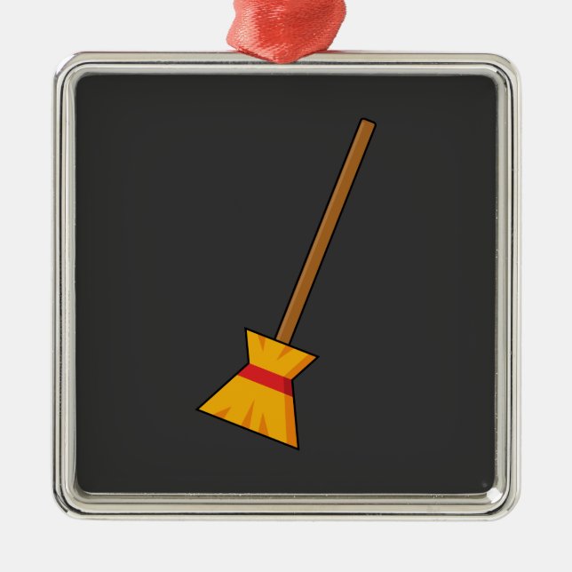 Adorno Metálico Witch Broom (Frente)