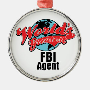 Adorno Metálico Worlds Greatest FBI Agent