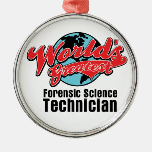 Adorno Metálico Worlds Greatest Forensic Science Technician
