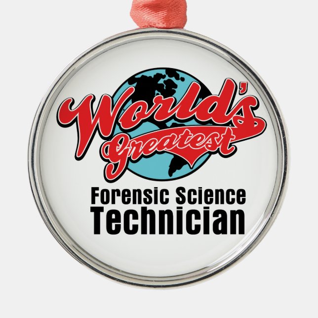 Adorno Metálico Worlds Greatest Forensic Science Technician (Frente)