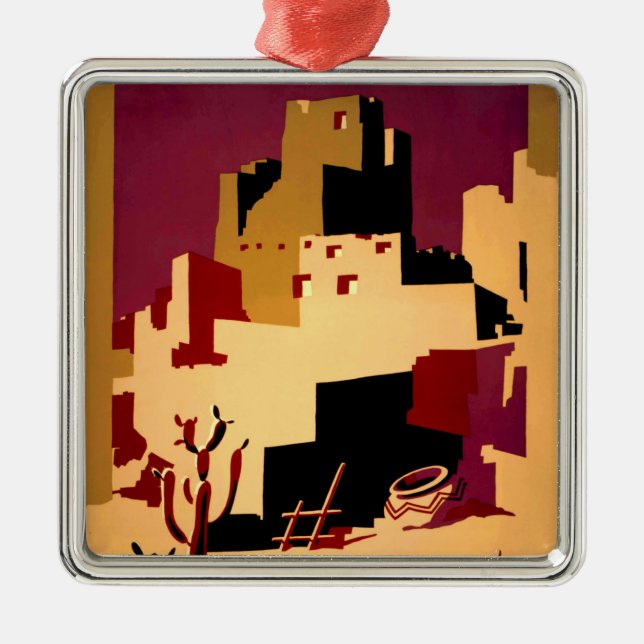 Adorno Metálico WPA del Suroeste del Pueblo WPA Nacional (Frente)